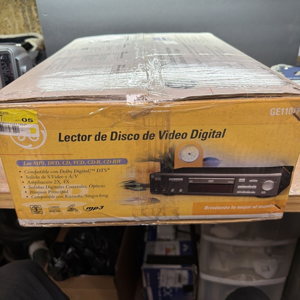 Brand New GE Digital DVD Player Model GE1101PB (OPEN BOX WITH REMOTE) - Picture 6 of 6